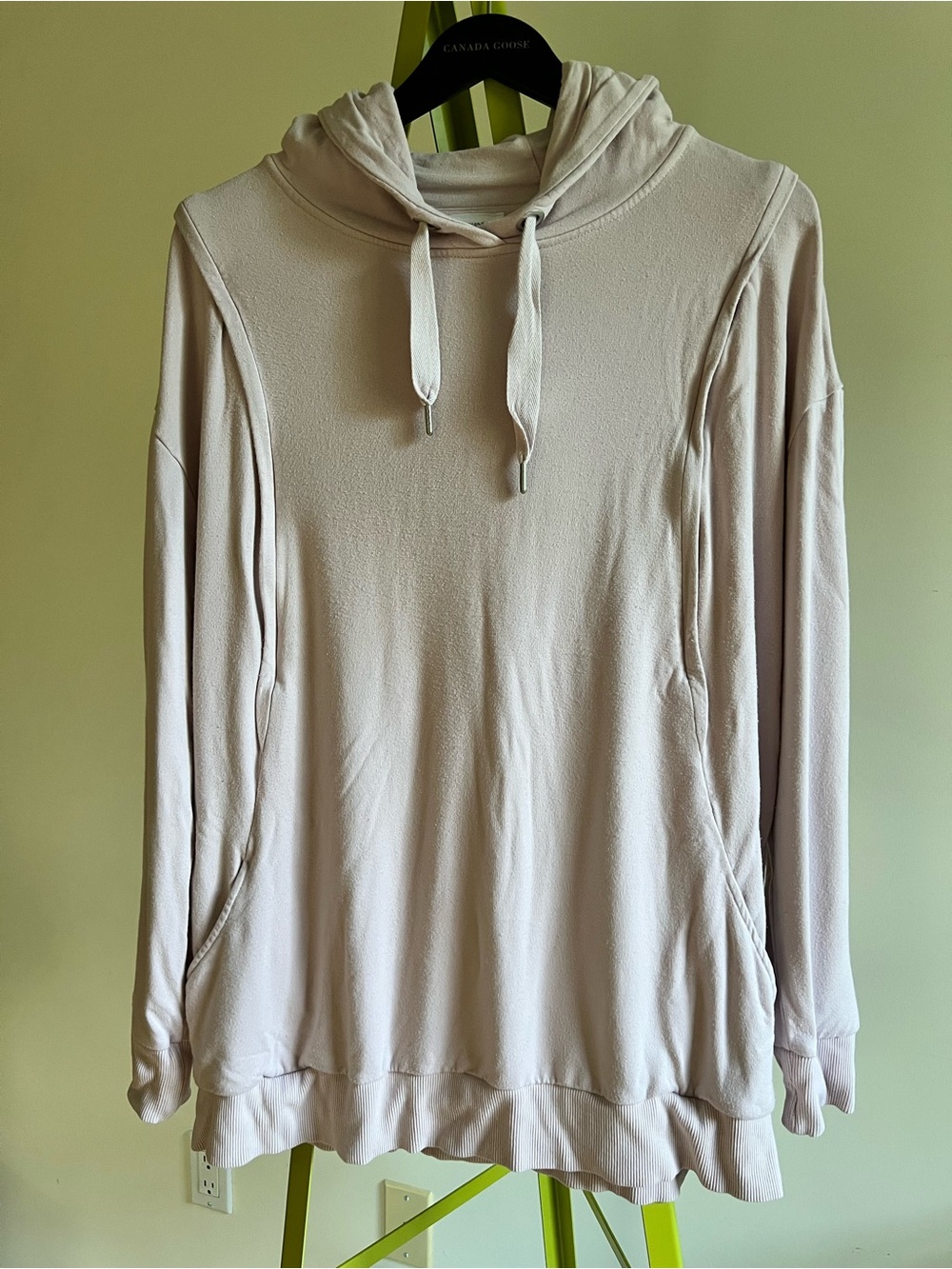 Seraphine Light Blush Hoodie NURSING Sweatshirt XL